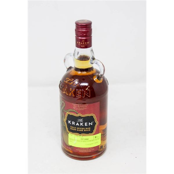 KRAKEN GOLD SPICED RUM (750 ML)   35%