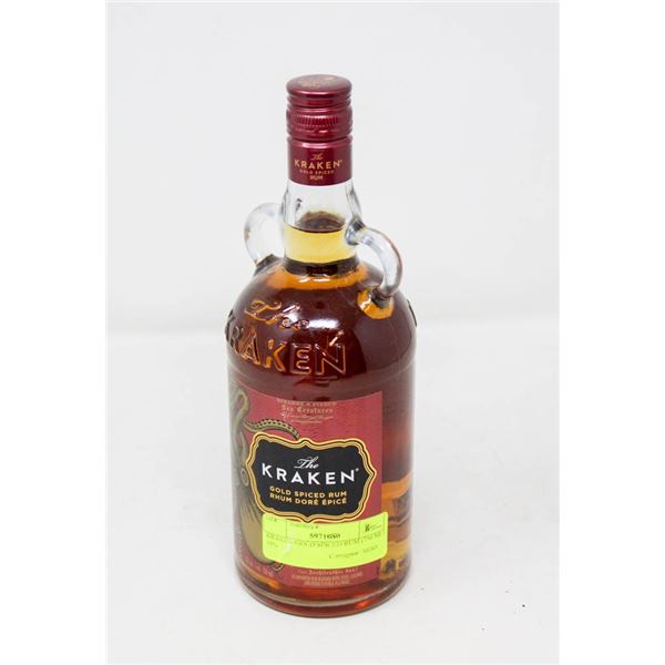 KRAKEN GOLD SPICED RUM (750 ML)   35%