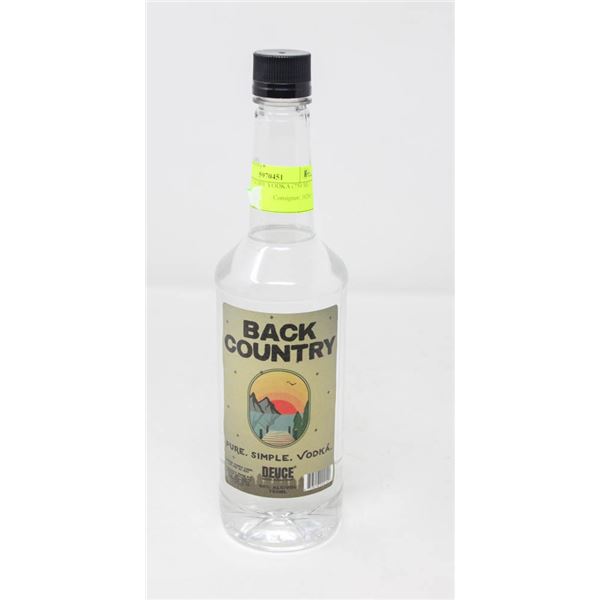 BACK COUNTRY VODKA (750 ML)   40%