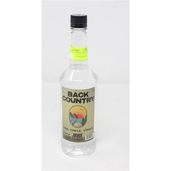 BACK COUNTRY VODKA (750 ML)   40%