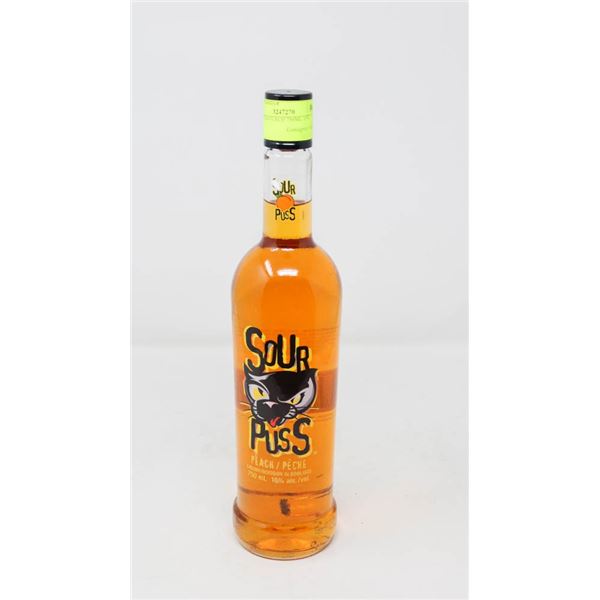 SOUR PUSS PEACH 750ML 15%