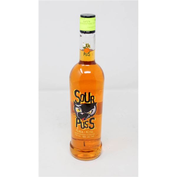 SOUR PUSS PEACH 750ML 15%
