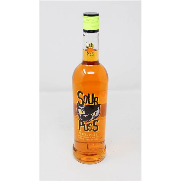 SOUR PUSS PEACH 750ML 15%