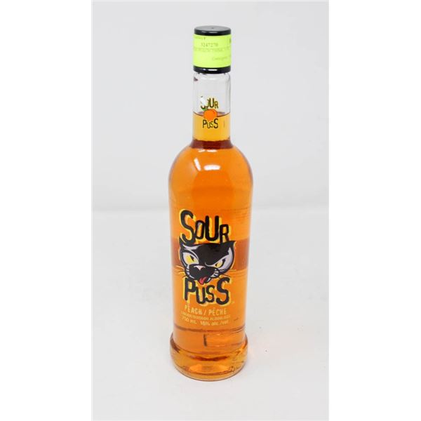 SOUR PUSS PEACH 750ML 15%