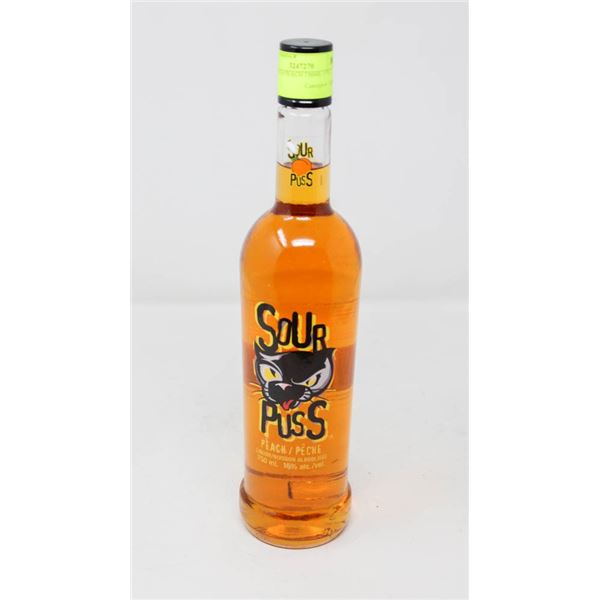 SOUR PUSS PEACH 750ML 15%