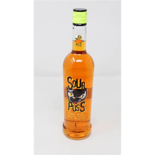 SOUR PUSS PEACH 750ML 15%