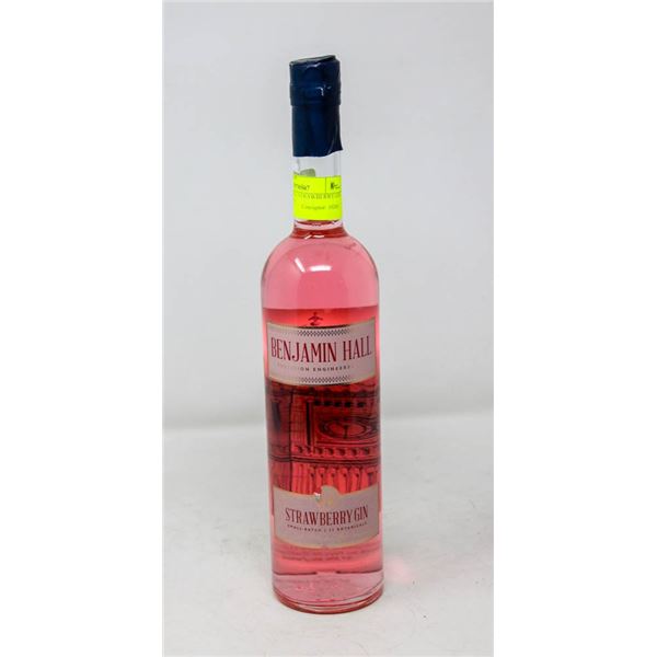 BENJAMIN HALL STRAWBERRY GIN (700 ML)   37.5%