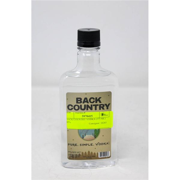 BACK COUNTRY VODKA (375 ML)   40%