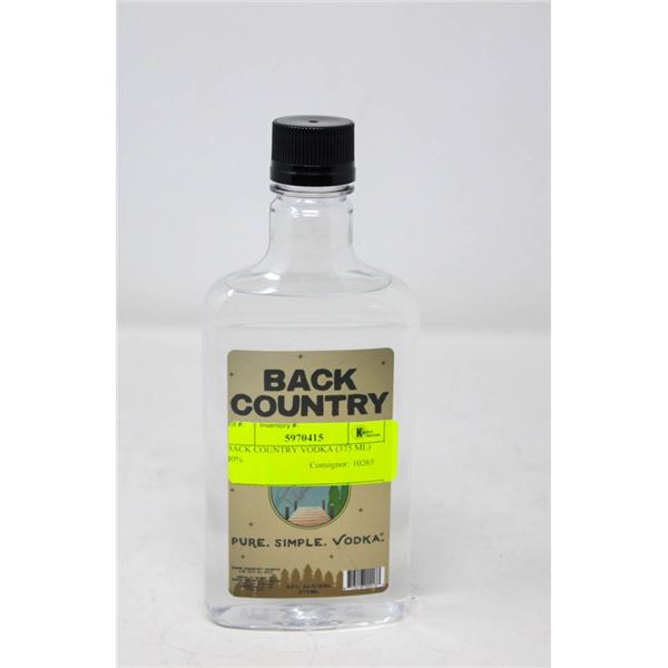 BACK COUNTRY VODKA (375 ML)   40%