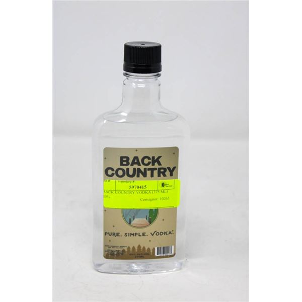 BACK COUNTRY VODKA (375 ML)   40%