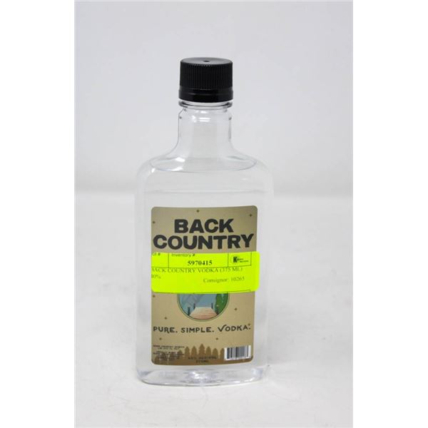 BACK COUNTRY VODKA (375 ML)   40%