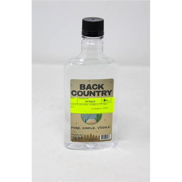 BACK COUNTRY VODKA (375 ML)   40%
