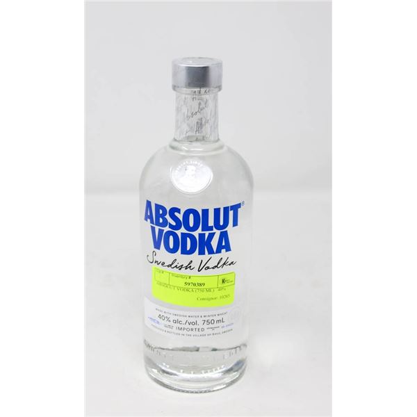 ABSOLUT VODKA (750 ML)   40%