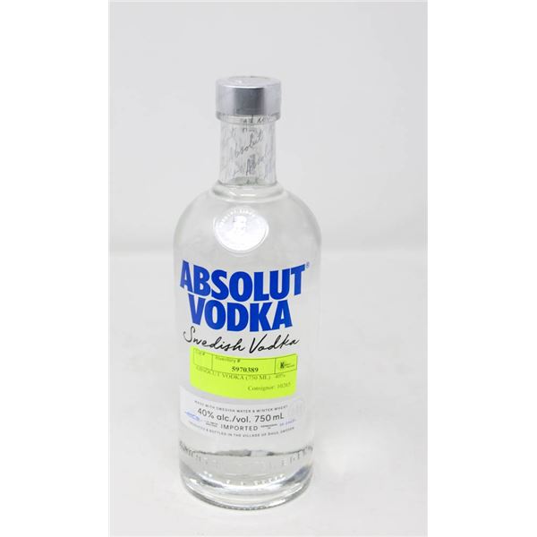 ABSOLUT VODKA (750 ML)   40%