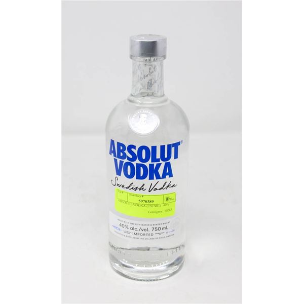 ABSOLUT VODKA (750 ML)   40%