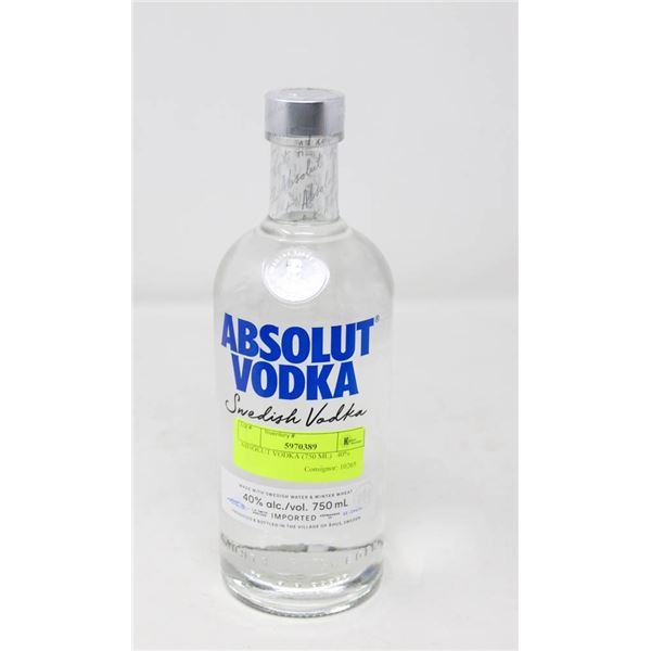 ABSOLUT VODKA (750 ML)   40%