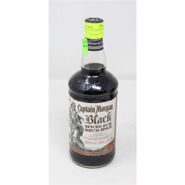 CAPTAIN MORGAN BLACK SPICED RUM (750 ML)   47.3%