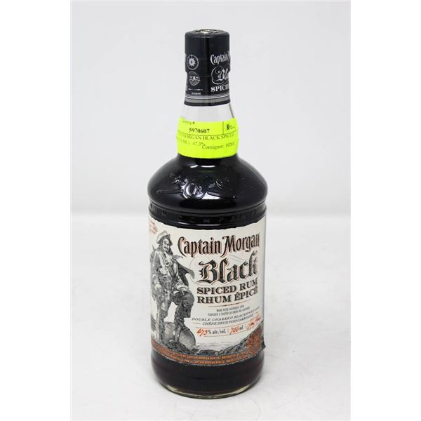 CAPTAIN MORGAN BLACK SPICED RUM (750 ML)   47.3%