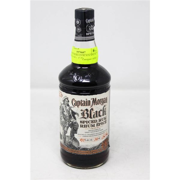 CAPTAIN MORGAN BLACK SPICED RUM (750 ML)   47.3%