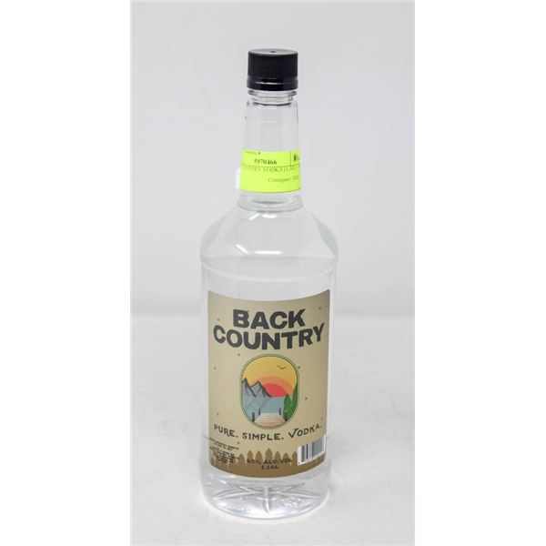 BACK COUNTRY VODKA (1.14L)   40%