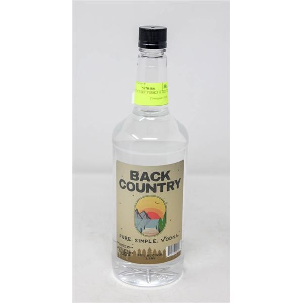 BACK COUNTRY VODKA (1.14L)   40%