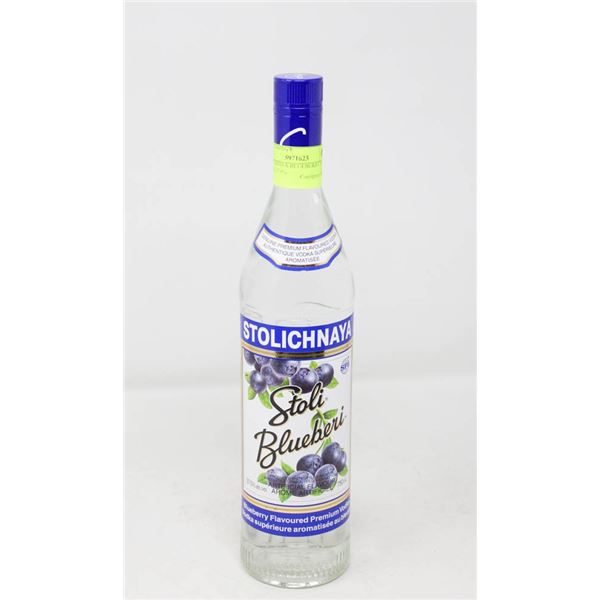 STOLICHNAYA BLUEBERRY VODKA (750 ML) 37.5%