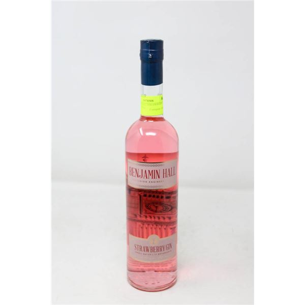BENJAMIN HALL STRAWBERRY GIN (700 ML)   37.5%
