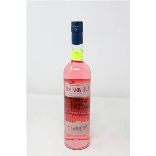 BENJAMIN HALL STRAWBERRY GIN (700 ML)   37.5%