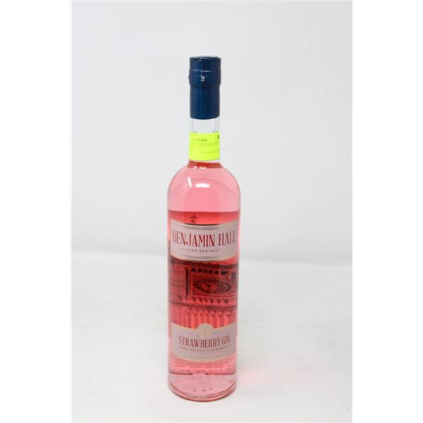 BENJAMIN HALL STRAWBERRY GIN (700 ML)   37.5%