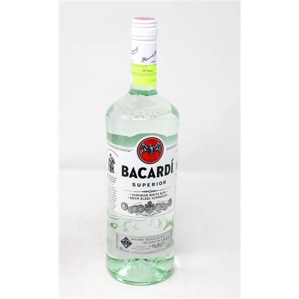 BACARDI WHITE RUM (1.14 L)   40%