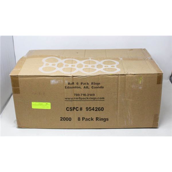 8-PACK RINGS (2000 PER CASE)
