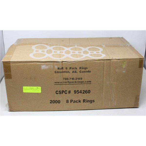 8-PACK RINGS (2000 PER CASE)