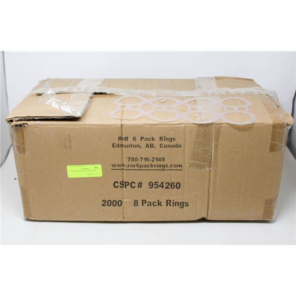 8-PACK RINGS (2000 PER CASE)