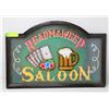 Image 1 : "READ 'EM AND WEEP" SALOON SIGN