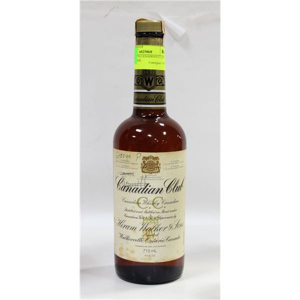 VINTAGE 1976 CANADIAN CLUB WHICKY 710ML