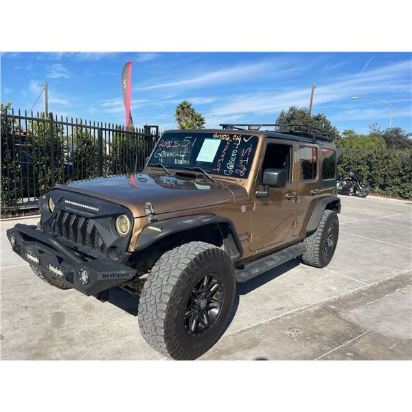 JEEP WRANGLER 2015 O/S-TITLE-SMOG