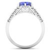 Image 4 : 14KT White Gold 2.21ctw Tanzanite and Diamond Ring