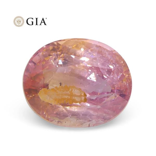 GIA Certified 7.01 Ct Padparadscha Sapphire