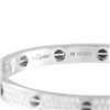 Image 2 : Cartier 18K White Gold Diamond Pav Ceramic Bracelet