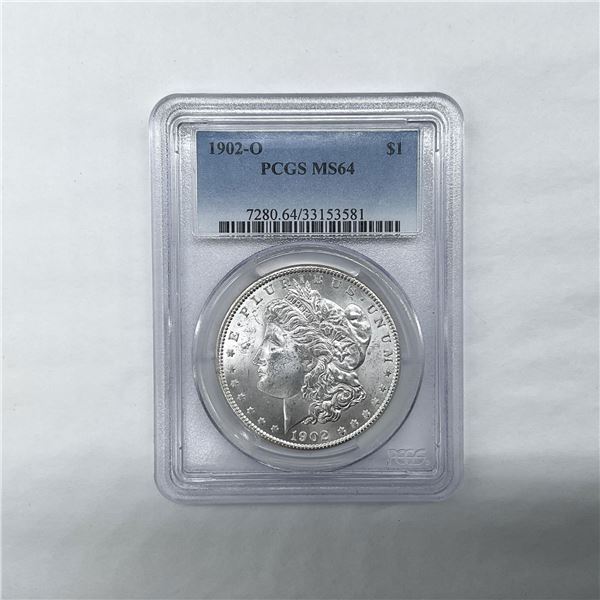 1902-O Morgan Silver Dollar PCGS Graded MS64