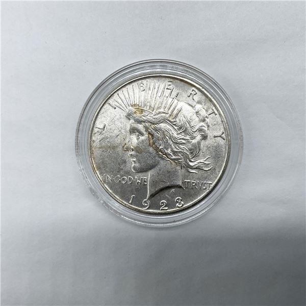 1923-S Peace Silver Dollar Uncirculated