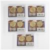 Image 2 : 5pc Presidential Dollar Coins Slabbed by Whitman Publishing
