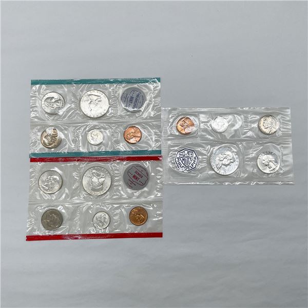 1963 P-D US Mint Uncirculated Coins, and Proof Coin Sets