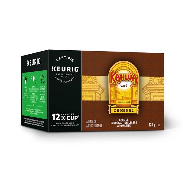 NEW 120G KAHLUA 12 K-CUP