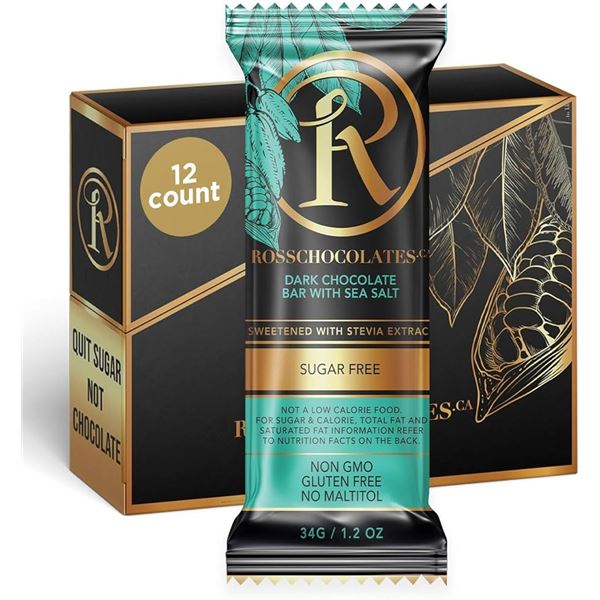 NEW ROSS CHOCOLATES DARK CHOCOLATE BARS