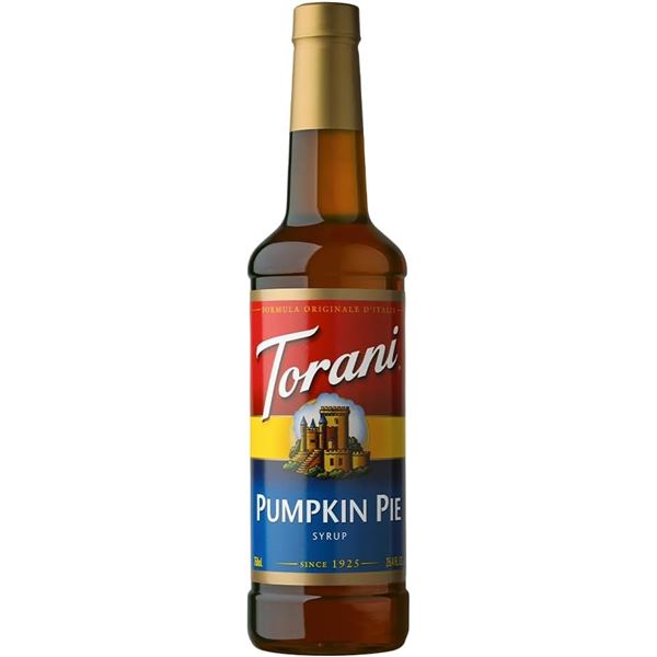 NEW 750ML TORANI PUMPKIN PIE SYRUP