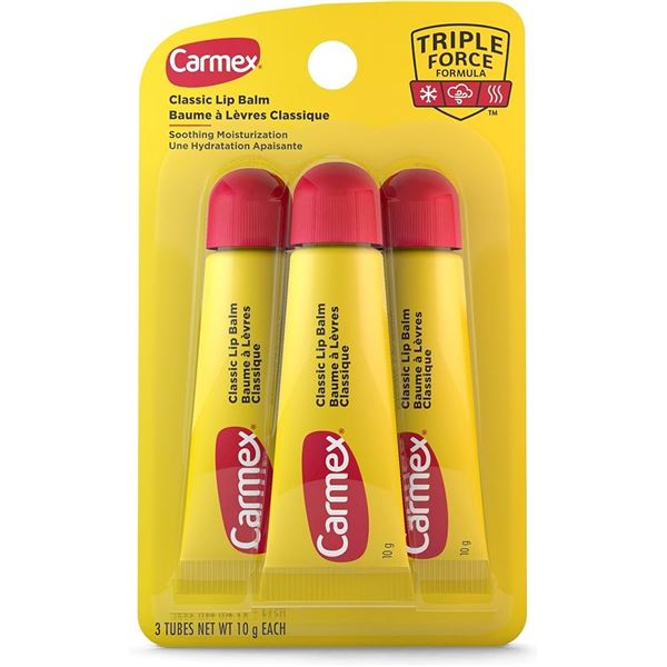 2 NEW PACKS CARMEX CLASSIC LIP BALM