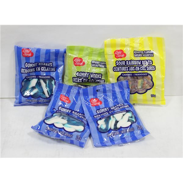 BAG OF ASSORTED LADY SARAH GUMMY CANDIES