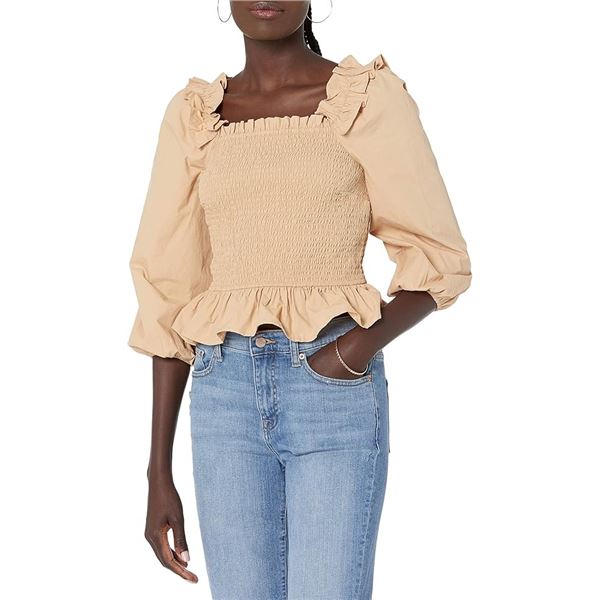 NEW THE DROP MARISOL CROPPED TOP CURDS AND WHEY