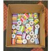 Image 1 : CASE OF ROLLS OF 50 FOOT COLORFUL STRIPES ROLLED